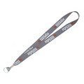 1" Textured Polyester Multi-Color Sublimation Lanyard